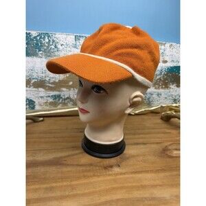 Obermeyer Wool Blend Pom-Pom Winter Hat Juniors Size Cabin Cozy Orange Retro